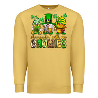 Antique Gold St. Patrick's Day shamrockin' with my gnomies Premium Sweatshirt - Neo Western