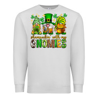 Dove Grey St. Patrick's Day shamrockin' with my gnomies Premium Sweatshirt - Neo Western