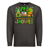 Smoke St. Patrick's Day shamrockin' with my gnomies Premium Sweatshirt - Neo Western