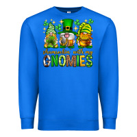 True Royal St. Patrick's Day shamrockin' with my gnomies Premium Sweatshirt - Neo Western