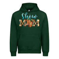 Forest Green Western Show Mom Red Angus Urban Hoodie - LillyAllenDesigns