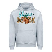 Heather Grey Western Show Mom Red Angus Urban Hoodie - LillyAllenDesigns