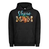 Pigment Black Western Show Mom Red Angus Urban Hoodie - LillyAllenDesigns