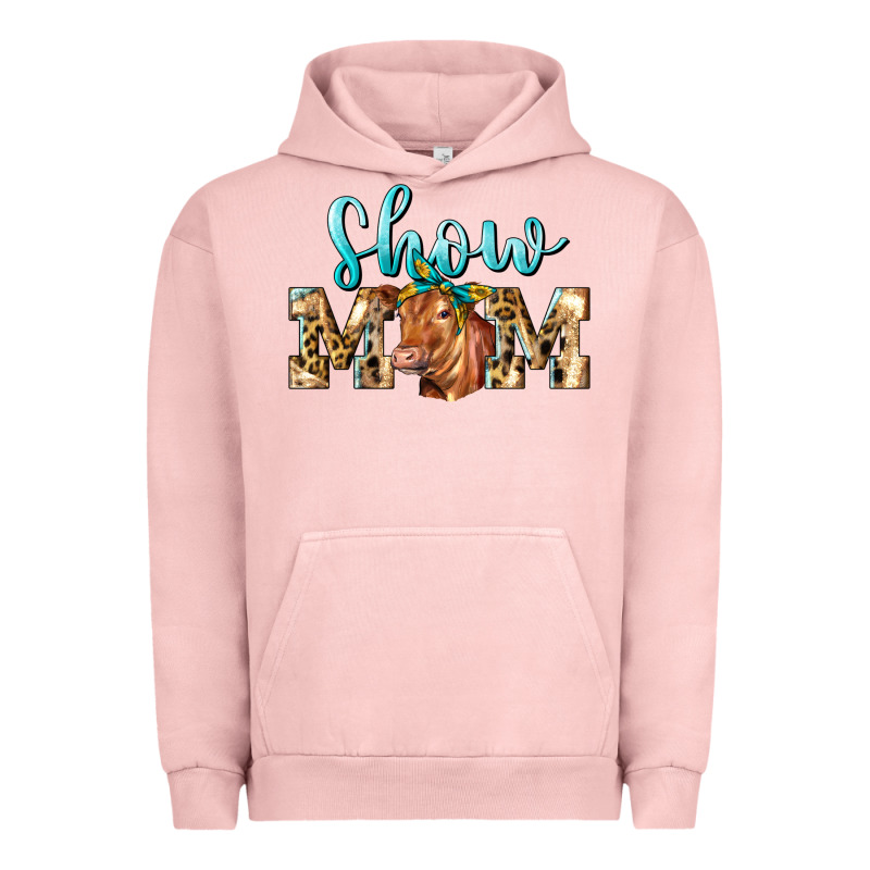Western Show Mom Red Angus Urban Hoodie by LillyAllenDesigns | Teevron