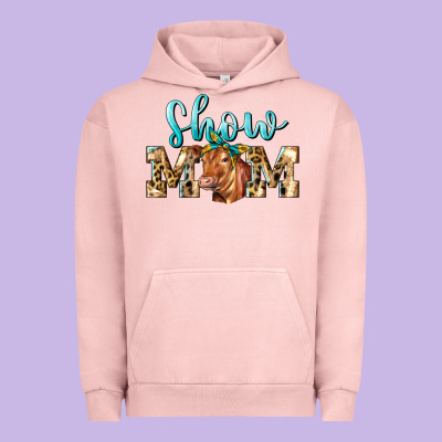 Western Show Mom Red Angus Urban Hoodie Designed By Lillyallendesigns