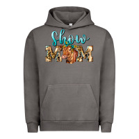 Pigment Tornado Western Show Mom Red Angus Urban Hoodie - LillyAllenDesigns