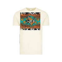 Bull Skull Texas Map Sunflower Leopard Cowhide Vintage Tee | Teevron