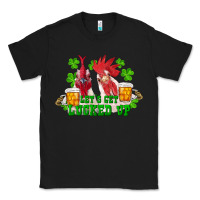 Black st. patricks day roosters lets get lucked up Classic Tee - RanaPortraitStore