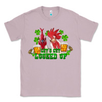 Lilac st. patricks day roosters lets get lucked up Classic Tee - RanaPortraitStore