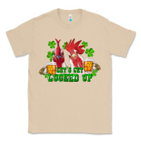 Mushroom st. patricks day roosters lets get lucked up Classic Tee - RanaPortraitStore