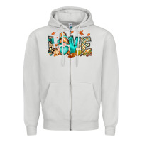Dove Grey But i think i love Fall most of all gnome Zipper Hoodie - RanaPortraitStore