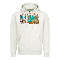 Oatmeal Heather But i think i love Fall most of all gnome Zipper Hoodie - RanaPortraitStore