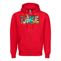 Red But i think i love Fall most of all gnome Zipper Hoodie - RanaPortraitStore