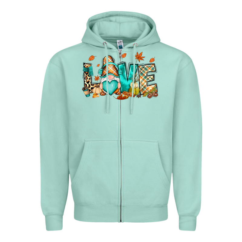 But I Think I Love Fall Most Of All Gnome Zipper Hoodie by RanaPortraitStore | Teevron