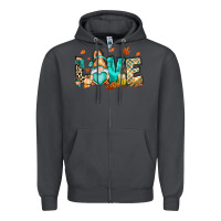 Smoke But i think i love Fall most of all gnome Zipper Hoodie - RanaPortraitStore
