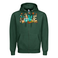 Sports Green But i think i love Fall most of all gnome Zipper Hoodie - RanaPortraitStore