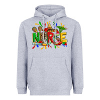 Heather Grey cinco de mayo nurse Heavyweight Hoodie - Zillion Design Studio