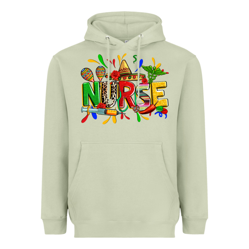 Cinco De Mayo Nurse Heavyweight Hoodie by Zillion Design Studio | Teevron