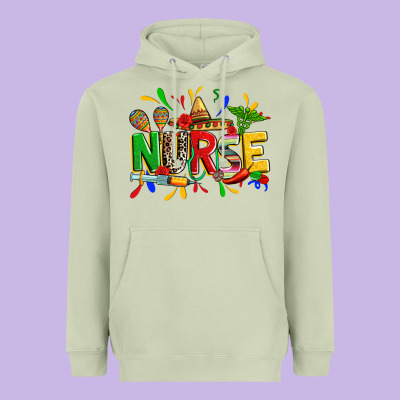 Cinco De Mayo Nurse Heavyweight Hoodie Designed By Zillion Design Studio