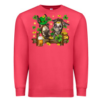 Cardinal St. Patrick's Day donkey Premium Sweatshirt - Neo Western