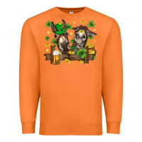 Carrot St. Patrick's Day donkey Premium Sweatshirt - Neo Western
