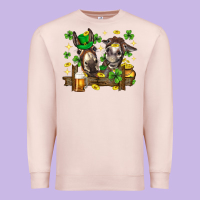 St. Patrick's Day Donkey Premium Sweatshirt Designed By Neo Western
