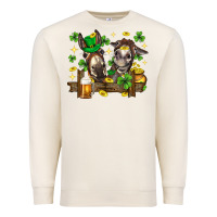 Sandshell St. Patrick's Day donkey Premium Sweatshirt - Neo Western