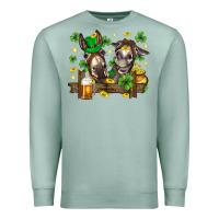 Seafoam St. Patrick's Day donkey Premium Sweatshirt - Neo Western