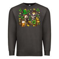Smoke St. Patrick's Day donkey Premium Sweatshirt - Neo Western