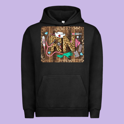 Western Registered Nurse Urban Hoodie Designed By Lillyallendesigns