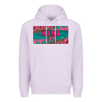 Lilac pink roses mama of girls license plate Premium Hoodie - Artiststas