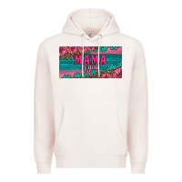 Pale Pink pink roses mama of girls license plate Premium Hoodie - Artiststas