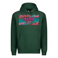 Sports Green pink roses mama of girls license plate Premium Hoodie - Artiststas