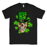 Black st. patricks day skull Classic Tee - RanaPortraitStore