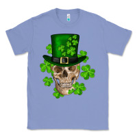 Colony Blue st. patricks day skull Classic Tee - RanaPortraitStore