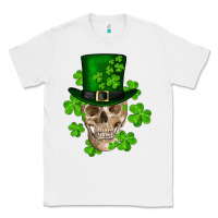 White st. patricks day skull Classic Tee - RanaPortraitStore