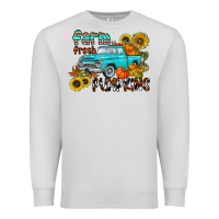Dove Grey farm fresh pumpkin Premium Sweatshirt - CowhideDigitalArt
