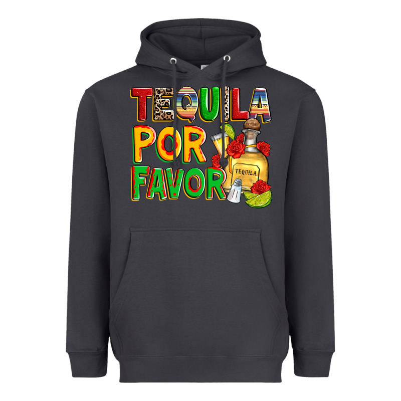 Tequila Por Favor Heavyweight Hoodie by Zillion Design Studio | Teevron
