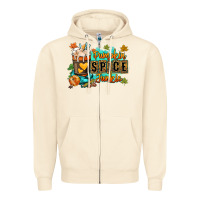 Sandshell Pumpkin spice junkie Zipper Hoodie - RanaPortraitStore