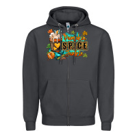 Smoke Pumpkin spice junkie Zipper Hoodie - RanaPortraitStore