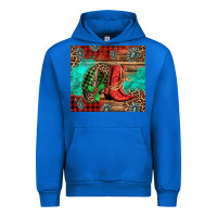 Cobalt country boots and cowboy hat christmas Urban Hoodie - Jasminsmagicworld