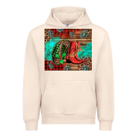 Sandshell country boots and cowboy hat christmas Urban Hoodie - Jasminsmagicworld