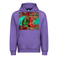 Tulip country boots and cowboy hat christmas Urban Hoodie - Jasminsmagicworld