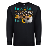 Black livin' that soccer mom life Premium Sweatshirt - HRA Design Shop