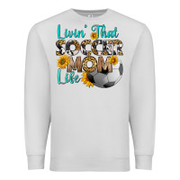 Dove Grey livin' that soccer mom life Premium Sweatshirt - HRA Design Shop