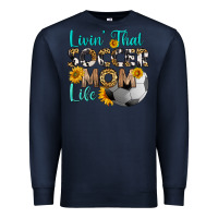 Navy livin' that soccer mom life Premium Sweatshirt - HRA Design Shop