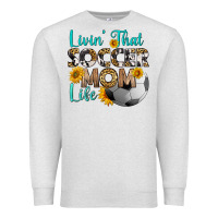 Oatmeal Heather livin' that soccer mom life Premium Sweatshirt - HRA Design Shop