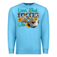 Ocean Blue livin' that soccer mom life Premium Sweatshirt - HRA Design Shop