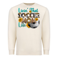 Sandshell livin' that soccer mom life Premium Sweatshirt - HRA Design Shop