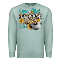 Seafoam livin' that soccer mom life Premium Sweatshirt - HRA Design Shop